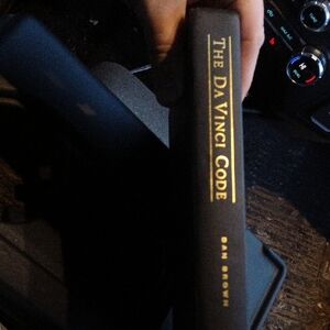 The Da Vinci Code by Dan Brown - Black Hardcover Edition